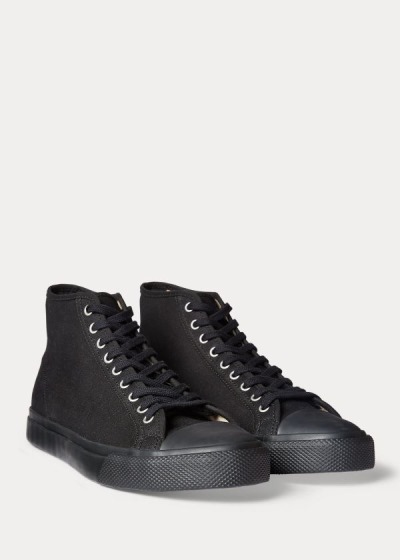 Ralph Lauren Mayport Lærred Sneakers Herre Danmark (NTYZQ5827)